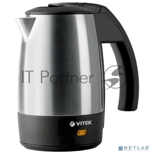 Чайник электрический Vitek VT-1154 SR 0.5л. 1000Вт серебристый/черный (корпус: металл)