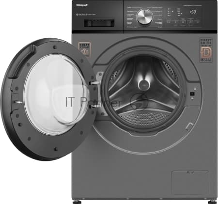 Стиральная машина Weissgauff WM 45127 Direct Drive Inverter Steam Deep Grey серый, загрузка фронтальная 7 кг, 1200 об/мин, класс A+++