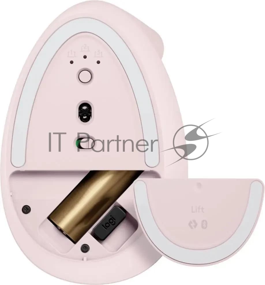 Мышь беспроводная Logitech Lift розовый, 4000 dpi, радиоканал, Bluetooth, USB, кнопки - 6