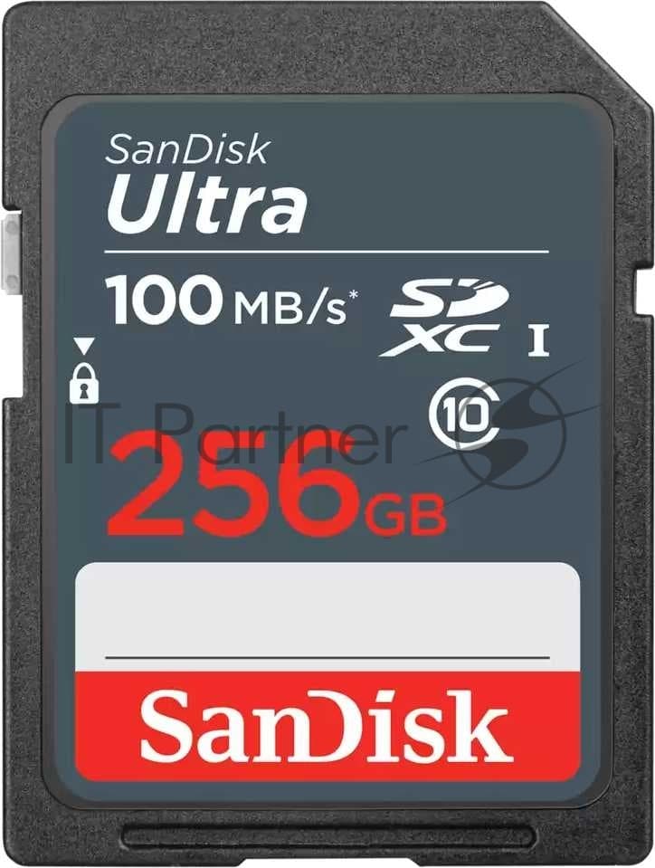 Карта памяти SanDisk Ultra 256GB SDXC Memory Card 100MB/s