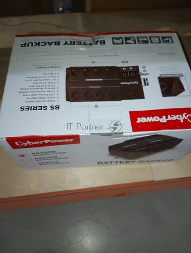 (Поврежденная упаковка) ИБП CYBERPOWER BS450E черный (линейно-интерактивный, 450VA, 270W, 4+4xEURO, USB) (BS450E)