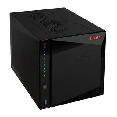 Сетевой накопитель ASUSTOR AS5404T 2-Bay NAS/Media player/Intel Celeron N5105 2.0GHz up to 2.9GHz, 4Gb SO-DIMM DDR4, noHDD(HDD,SSD),/2x 2,5Gb (LAN)/3xUSB3.2,HDMI; 90IX01R1-BW3S40