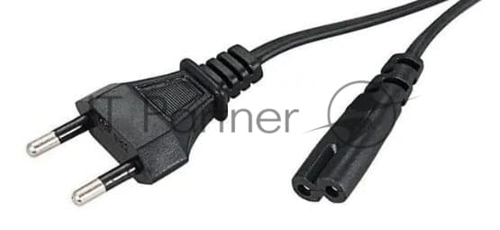 Кабель Buro BU-PCAB-1.8-2PIN IEC C7 (2-pin) Евровилка 1.8м