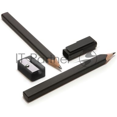 Набор карандашей чернографитных Moleskine DRAWING SET EW1PSA 2B блистер 2 карандаша + точилка