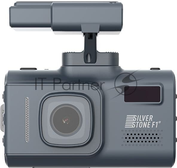 Видеорегистратор с радар-детектором Silverstone F1 Hybrid UNO SPORT серый 1080p 140гр. GPS AIT 8339