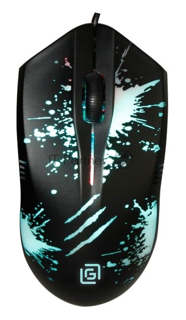 Мышь проводная Oklick 399M STIGMA черный, 1200 dpi, USB, кнопки - 3