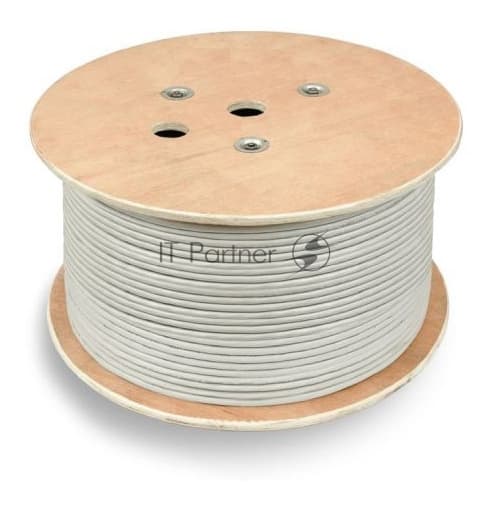Кабель сетевой Buro UTP 4 пары cat6 solid 0.55мм Cu 305м серый