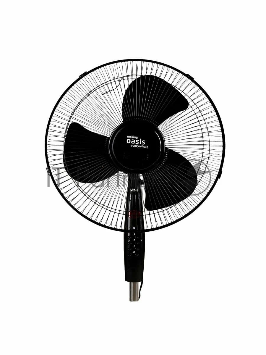 Вентилятор Oasis VF-50PB чёрный, напольный, 50 Вт, 3 скорости, 40 см (2 шт в упак.)