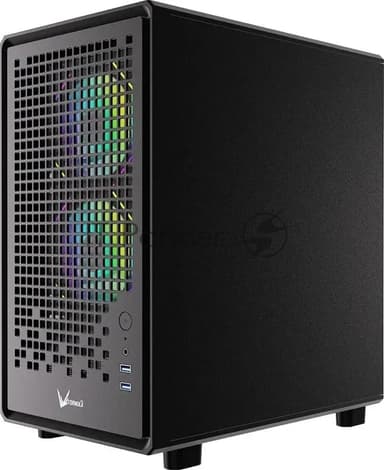 Компьютерный корпус Aerocool/Formula Air Mesh G2 черный без БП mATX 3x120мм 2xUSB 3.0 audio