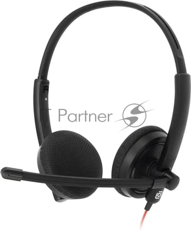Наушники с микрофоном Oklick/Оклик HS-L900 черный 1.8м накладные оголовье