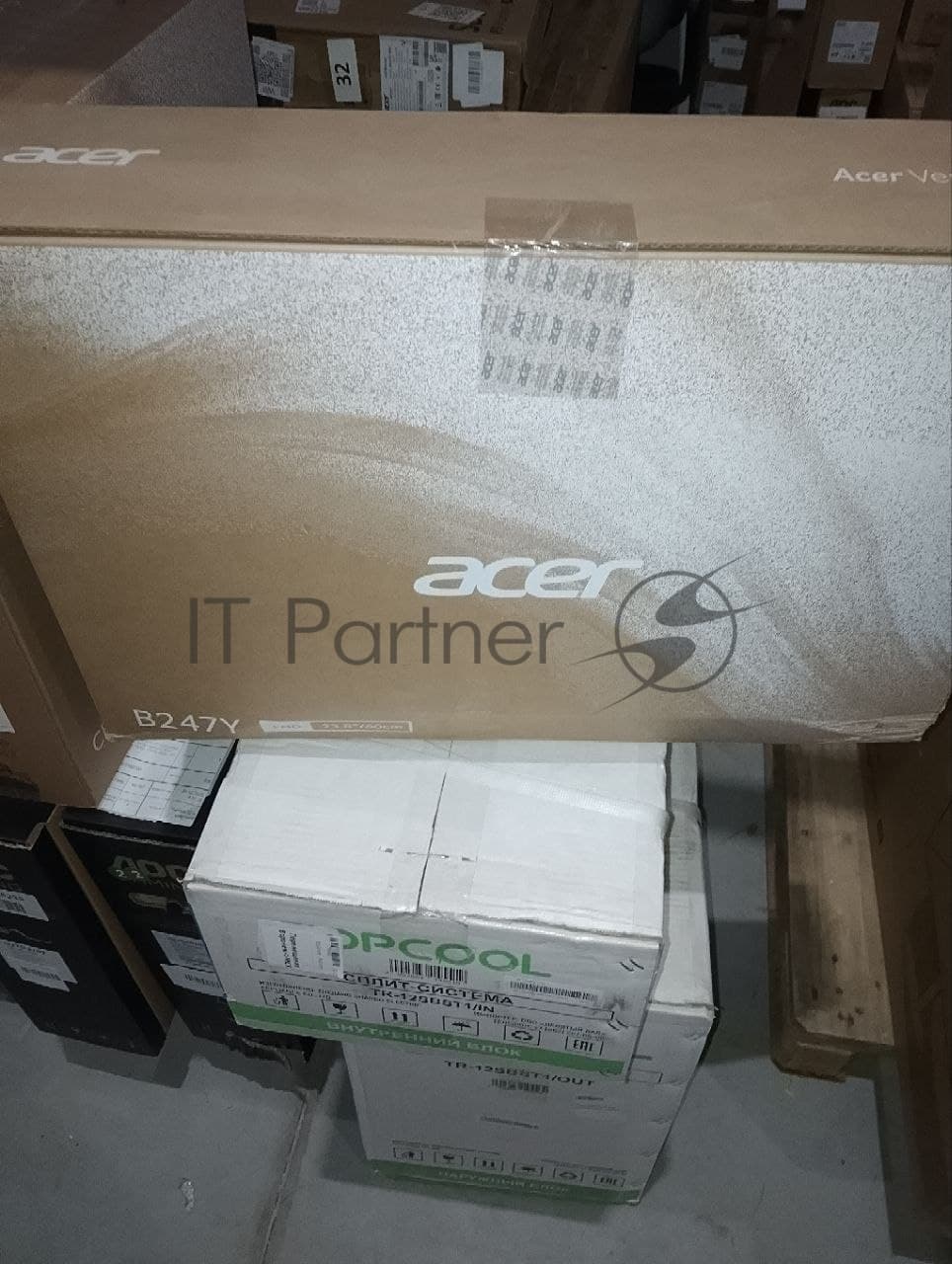 (Поврежденная упаковка) Монитор Acer B247YGbmipruzx 23,8, 16:9, IPS, FHD, 4ms, 250cd, 120Hz, HDMI, DP, USB-C, USB, SPK, HAS UM.QB7CD.G04 (Новый товар в заводской упаковке с повреждениями)