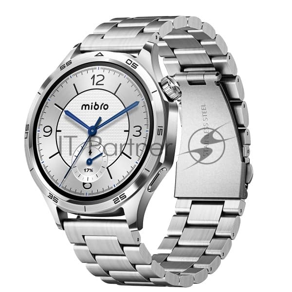 Умные часы Mibro GT, 1.43" AMOLED, Bluetooth 5.3, 5ATM, серебристый