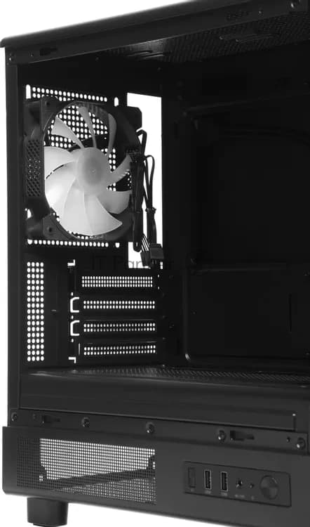 Корпус Accord ACC-ZM3B черный без БП mATX 4x120mm 2x140mm 2xUSB2.0 1xUSB3.0 audio bott PSU