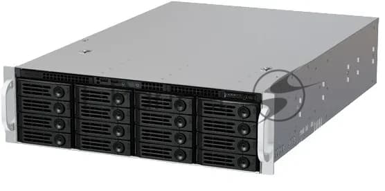 Серверный корпус/ 3U rackmount, EATX, ATX and Micro-ATX mb, 16x3.5''HS SATA/SAS 12G (Expander on BP), RPS 1200Wt (1+1) / AC-R55 rails