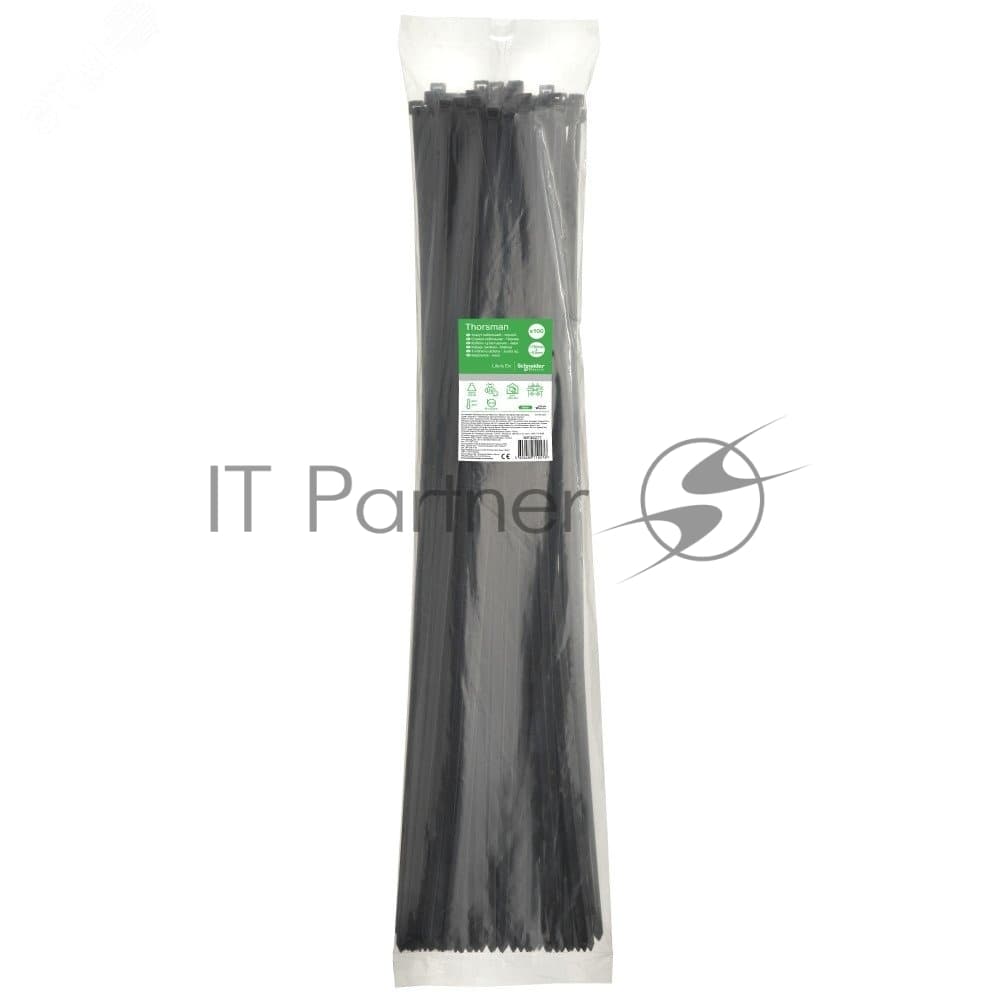 Стяжка кабельная Schneider Electric 780х8.8 черный (100 шт)