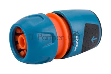 Соединитель универсальный быстросъемный GRINDA PROLine TU, 1/2"-3/4", для шланга, из ударопрочного пластика с TPR