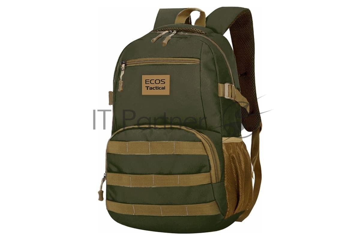 Рюкзак ECOS MB-04, тёмно-зелёный, объём 30л