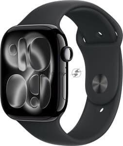 Умные часы Apple Apple Watch Series 11 GPS A3333 1.96" OLED, 4G (LTE), Wi-Fi, Bluetooth 5.3, NFC, IPX8, серый космос, черный