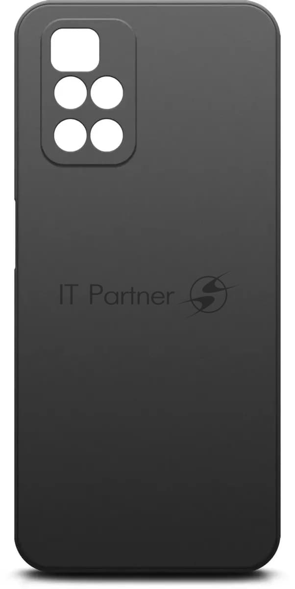 Чехол (клип-кейс) BoraSCO для Xiaomi Redmi 10 Microfiber Case черный