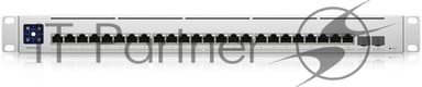Коммутатор Ubiquiti Switch Enterprise XG 24 Layer 3 switch with (24) 10GbE RJ45 ports and (2) 25G SFP28 ports.