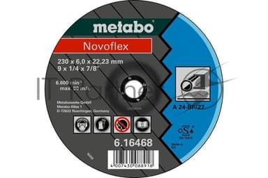Круг обдирочный SP-Novoflex 125х6.0х22 23мм RU сталь Metabo 617170000