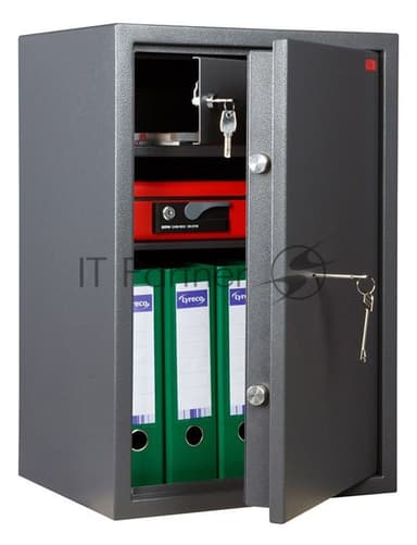 Сейф офисный Aiko TSN 65T взломостойкий 650x435x360мм ключевой трейзер