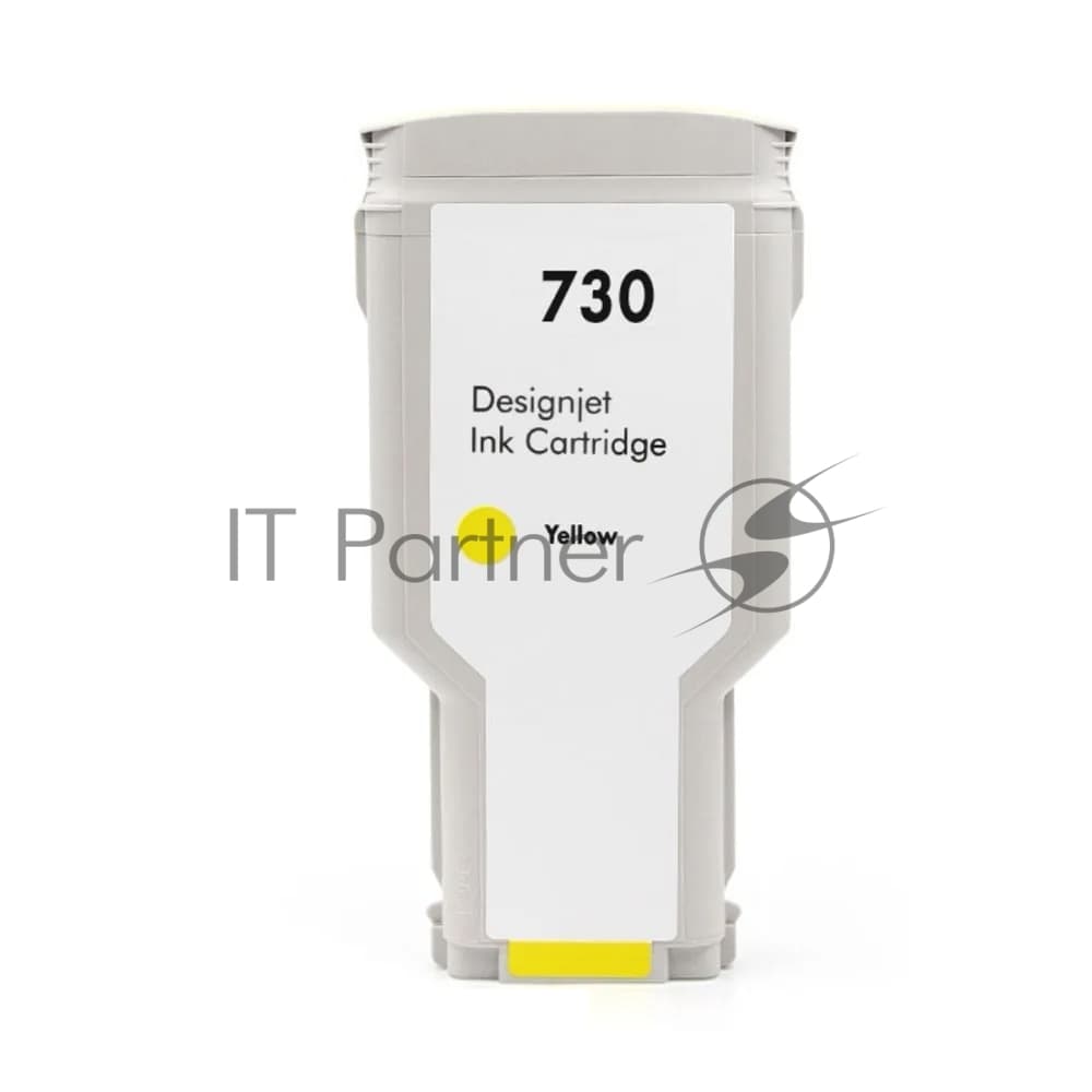 Картридж струйный NVPrint 730 (NV-P2V70A) Yellow для HP DesignJet T1700, T1600, T2600 (300 мл)