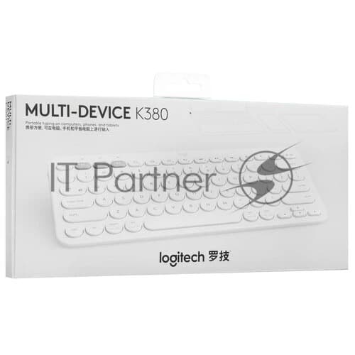 Клавиатура Logitech K380, белый 920-009163