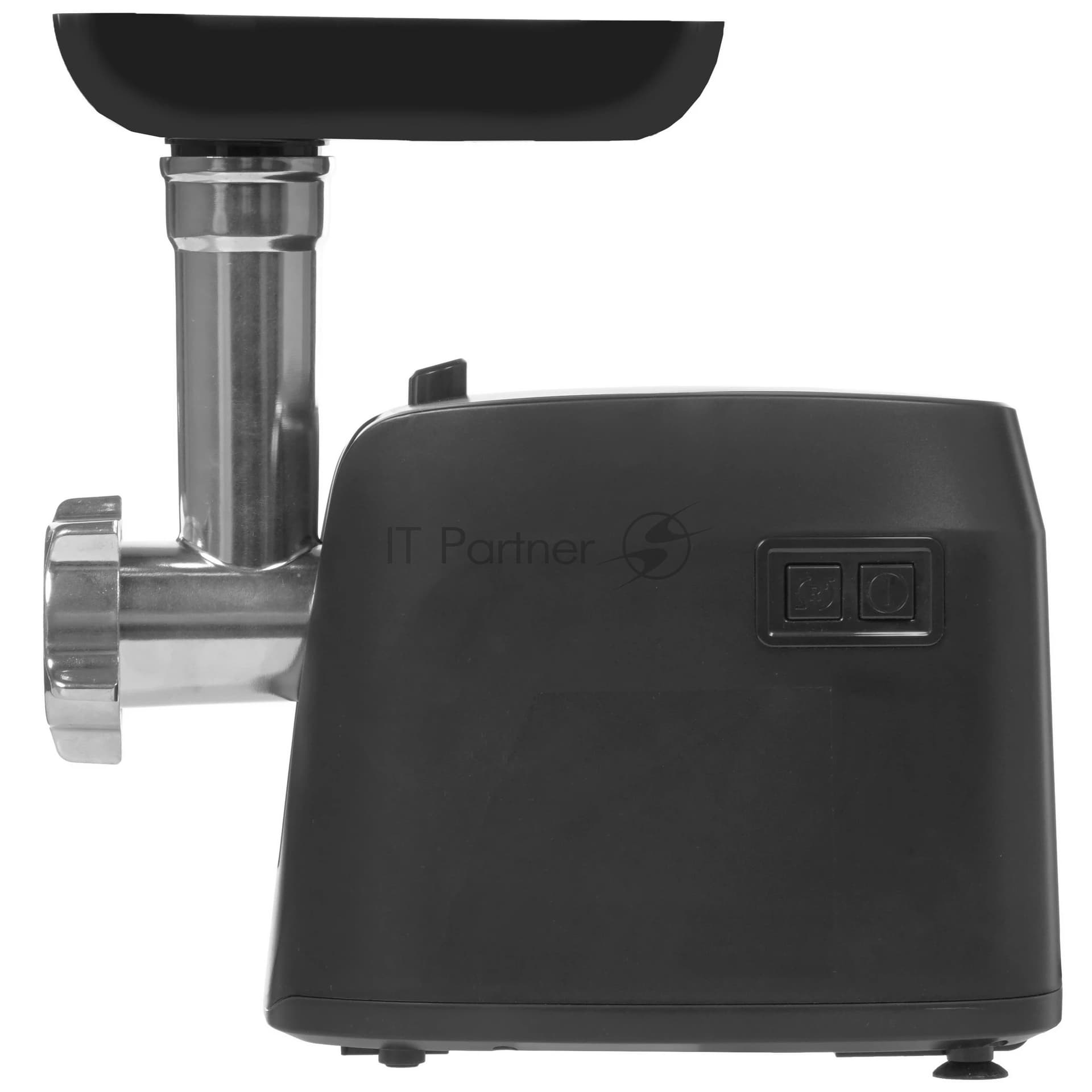 Мясорубка электрическая Moulinex ME112832 черный/серебристый, 1600 Вт, 1.9 кг/мин, реверс, защита от перегрузки, насадки - 5