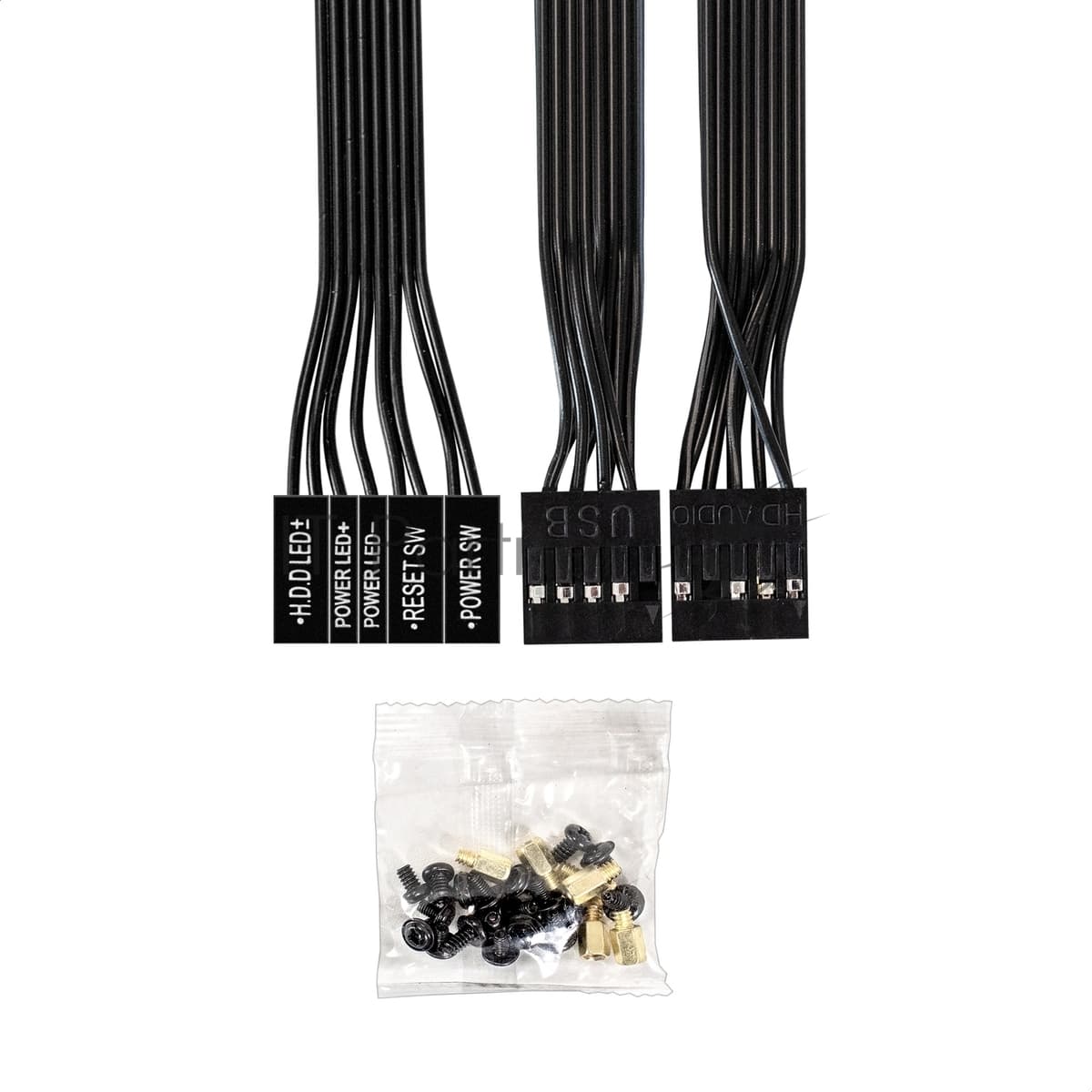 Компьютерный корпус Minitower ExeGate BAA-308M-AA500 (mATX, БП AA500 с вент. 8см, 2*USB, HD Audio, черный)