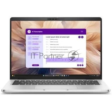 Ноутбук DELL Pro 16 Plus/16"/IPS/Ultra 7 266V/16GB/1TB SSD/Intel Arc graphics/Linux/серебристый/1.9kg