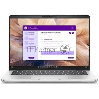 Ноутбук Dell Pro 14 Plus/14.0"/IPS/Intel Core Ultra 5 236V/16GB/512GB SSD/Intel Arc graphics/Linux/серебристый/1.4kg