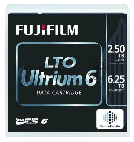 Ленточный накопитель Fujifilm Ultrium LTO6 RW 6,25TB (2,5Tb native) bar code labeled Cartridge (for libraries & autoloaders) (analog C7976A + Label)