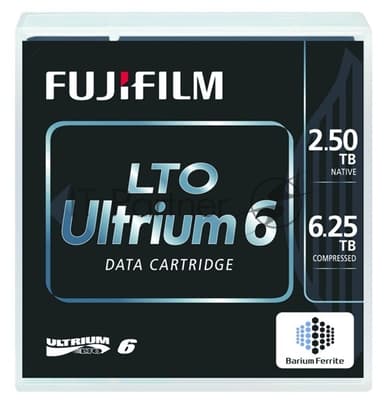 Ленточный накопитель Fujifilm Ultrium LTO6 RW 6,25TB (2,5Tb native) bar code labeled Cartridge (for libraries & autoloaders) (analog C7976A + Label)