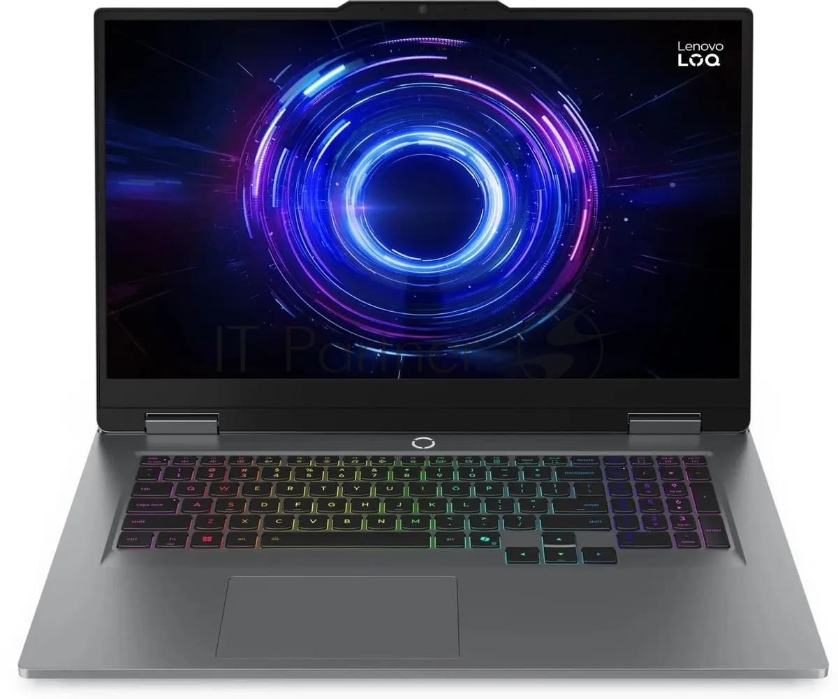 Ноутбук Lenovo LOQ 17IRX10 Core i7 13700HX 16Gb SSD1Tb NVIDIA GeForce RTX 5060 8Gb 17.3" IPS FHD (1920x1080) без ОС grey WiFi BT Cam (83JH0094RK)
