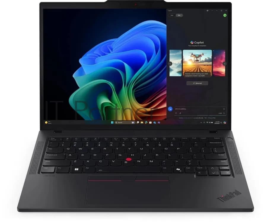 Ноутбук Lenovo ThinkPad T14 G6 Core Ultra 7 258V 32Gb SSD512Gb Intel Arc 140V 14" IPS WUXGA (1920x1200) Windows 11 Pro black WiFi BT Cam (21QG0059GP)