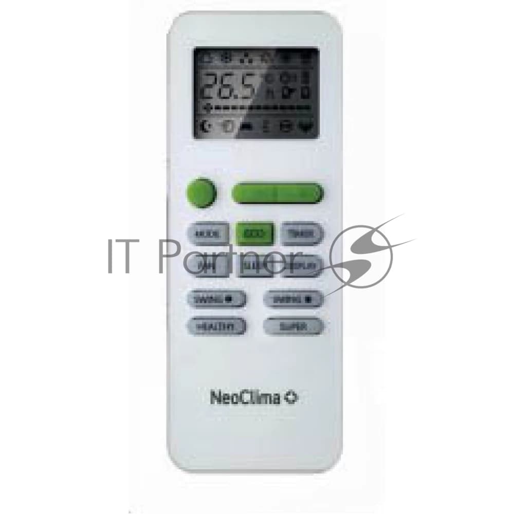 Кондиционер сплит-система настенного типа Neoclima Pro-Health NS/NU-HAP18TWI32 инвертор, 18000 BTU, 55 м², 28/43 дБ, охлаждение, обогрев, осушение