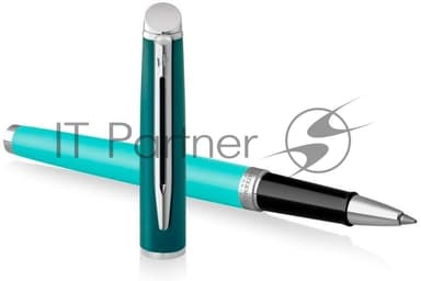 Ручка роллер Waterman Hemisphere Colour Blocking (2190124) Green CT F черн. черн. подар.кор.