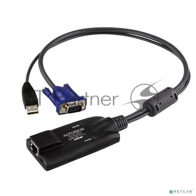 Модуль удлинителя VGA+K/M USB ATEN (KA7570-AX) 40 метр., 1xUTP Cat5e, для подкл. комп. к перекл. KH15xxA/KH15xxAi/KL15xxA/KL15xxAi/KH25xxA, макс.разр