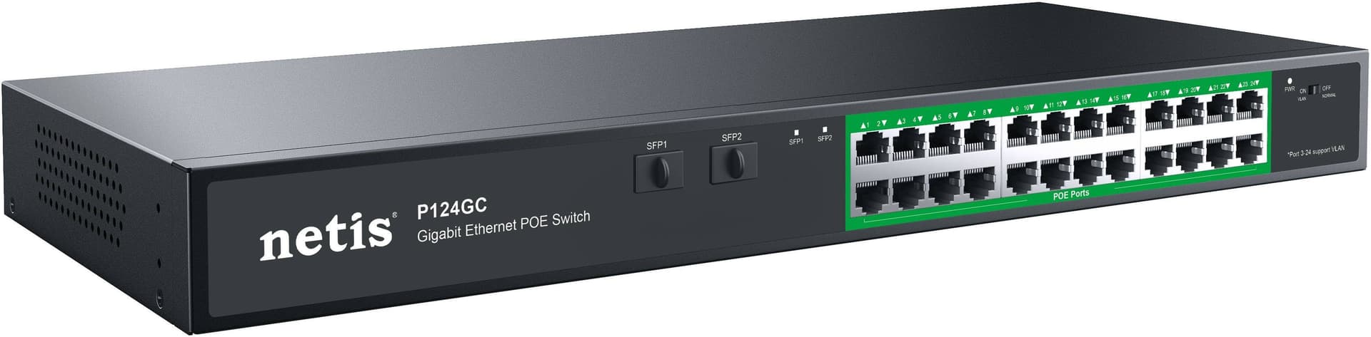 netis <P124GC> POE Switch