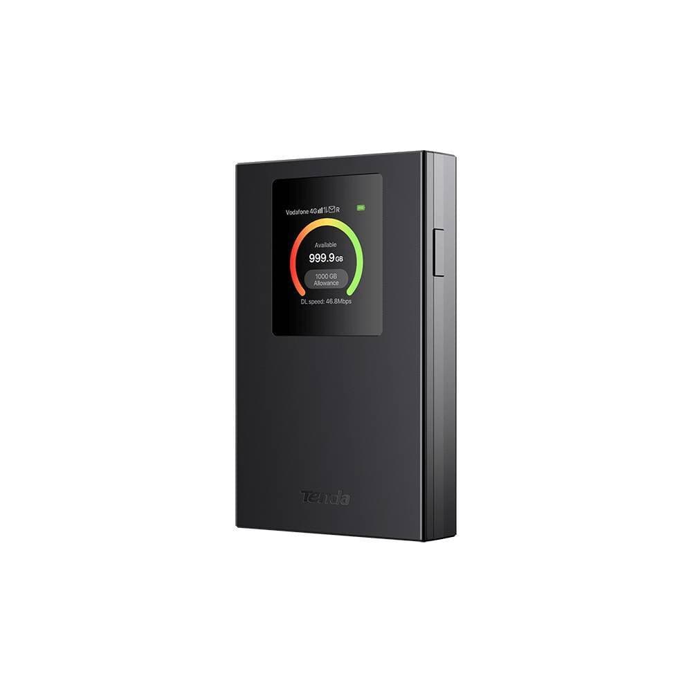 Tenda 4G185 v4.0 Роутер портативный LTE CAT.4, до 300 Мбит/с, 2.4 ГГц, USB-C порт, Nano SIM слот, аккумулятор 2100 мАч
