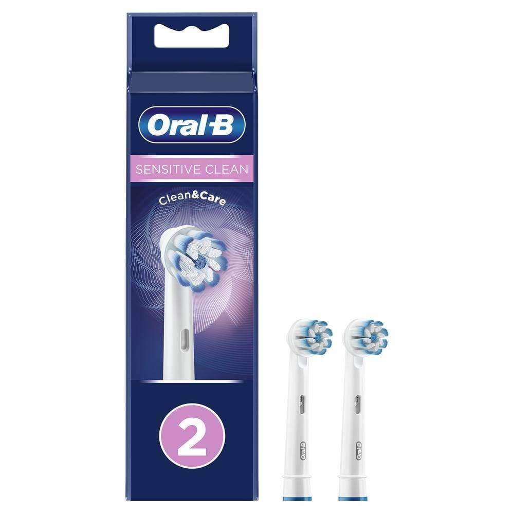 Насадки для зубной щетки Oral-B EB60X Sensitive Clean 4 шт с Х-образными щетинками