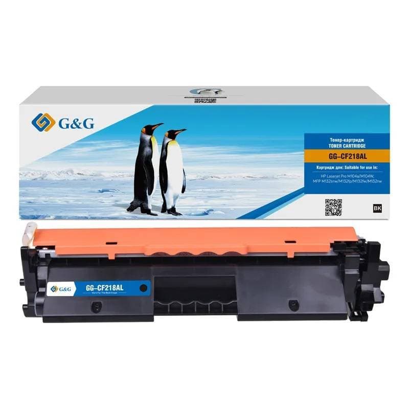 G&G GG-CF218AL Картридж лазерный черный 6000 стр для HP LaserJet Pro M104/M132