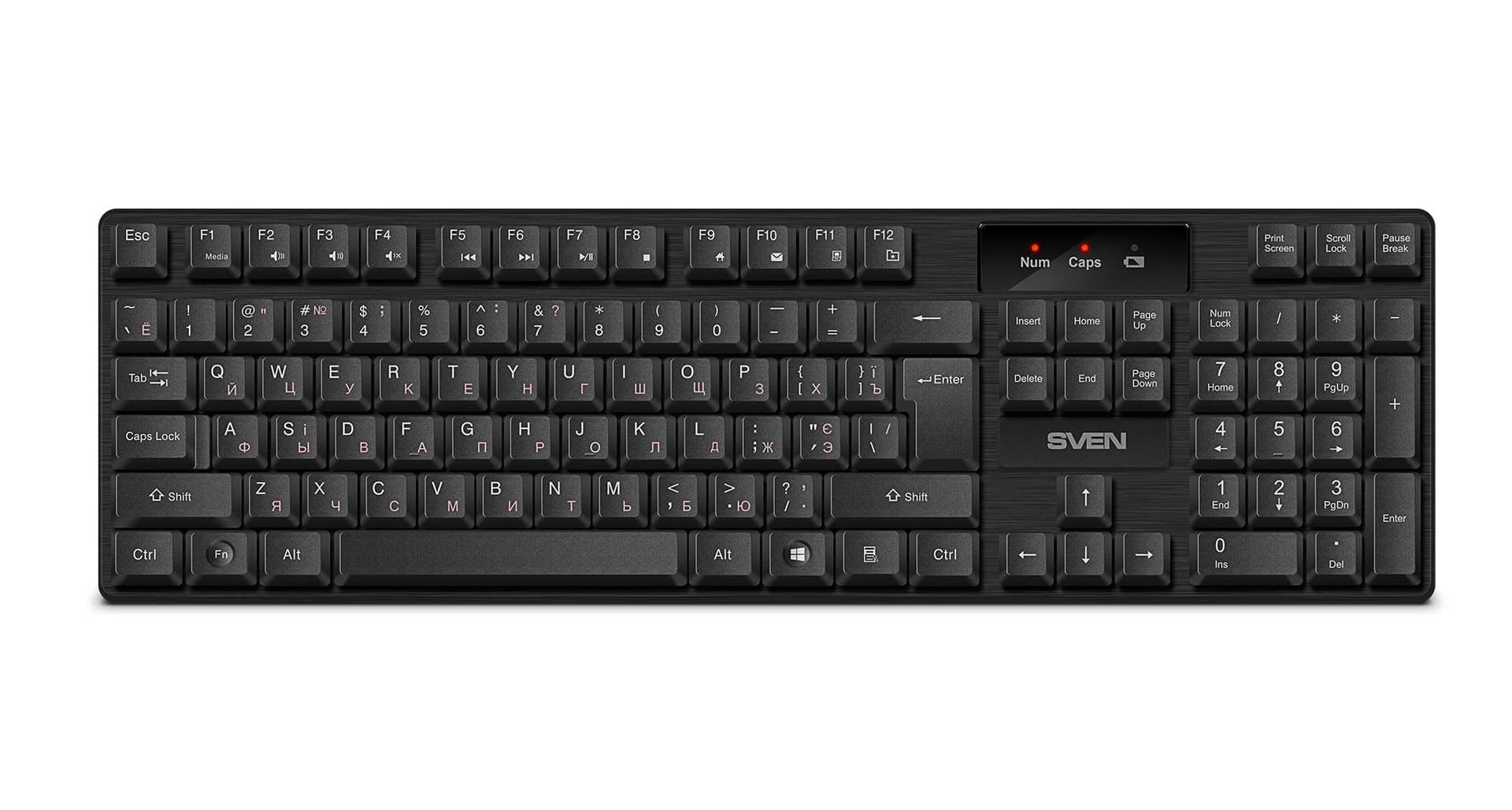 SV-021474 - SVEN Беспроводная клавиатура KB-C2300W черный