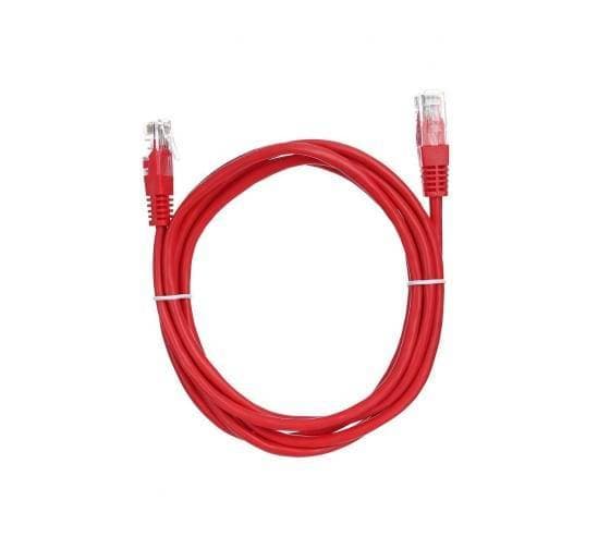 Патчкорд литой Aopen/Qust UTP кат.5е 2м красный <ANP511_2M_R>