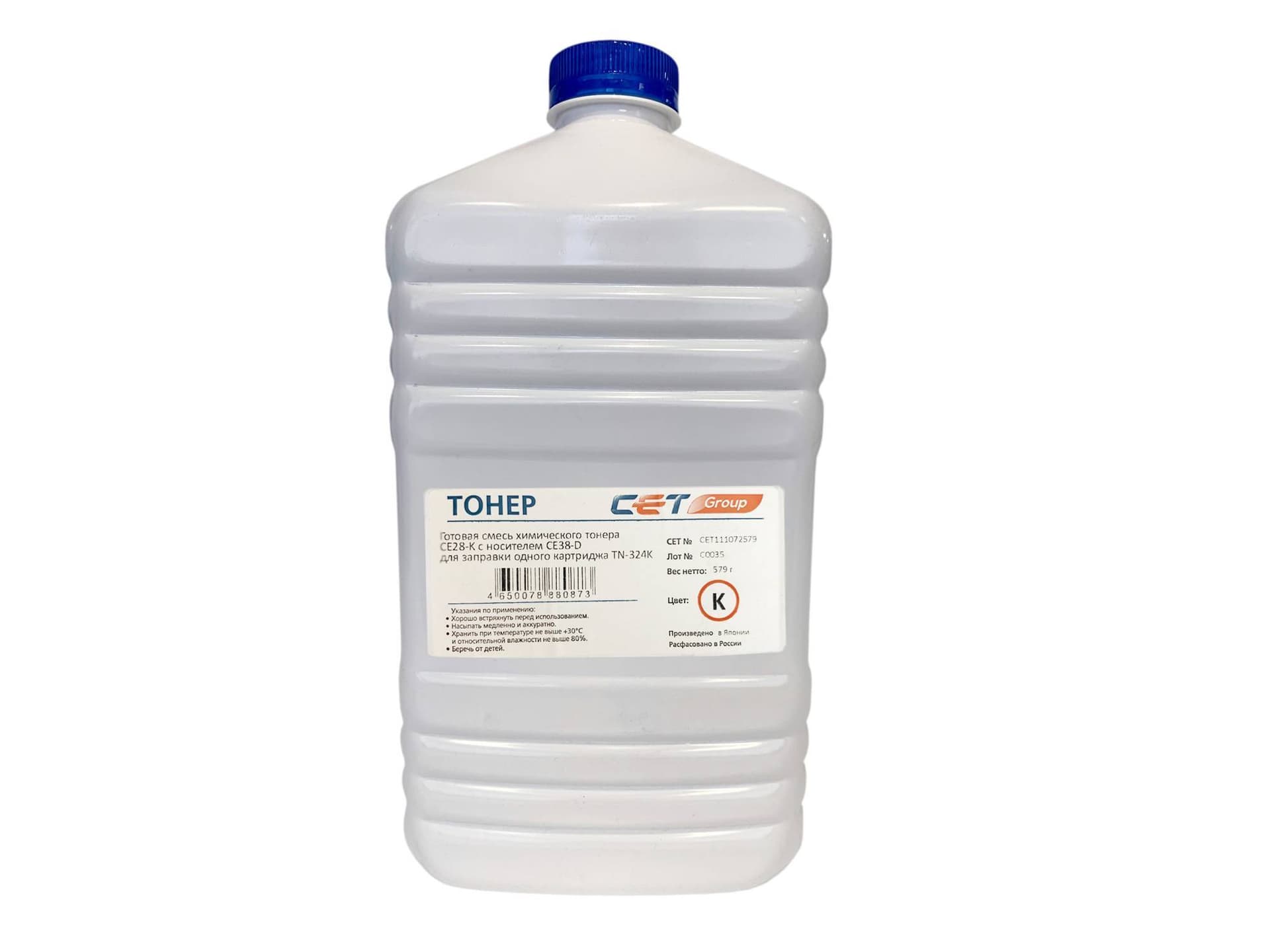 -/ Тонер (CPT) + носитель CE28 для KONICA MINOLTA Bizhub C258 (Japan) Black, 579г/бут