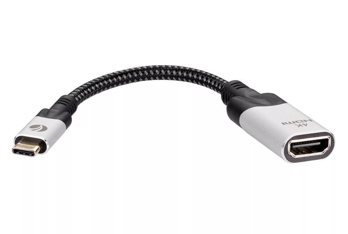 Aдаптер/ Aдаптер USB 3.1 Type-Cm --> HDMI A(f) 4K@60Hz, 0.15m ,Alum ,VCOM <CU423MV-4K>