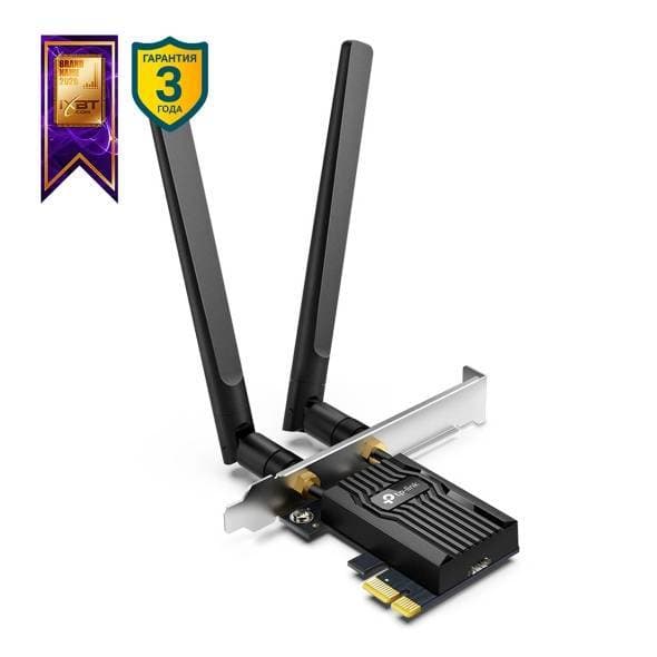 Адаптер TP-Link <Archer TX55E> Wireless PCI Express AX3000 WiFi 6 Bluetooth 5.2 PCI