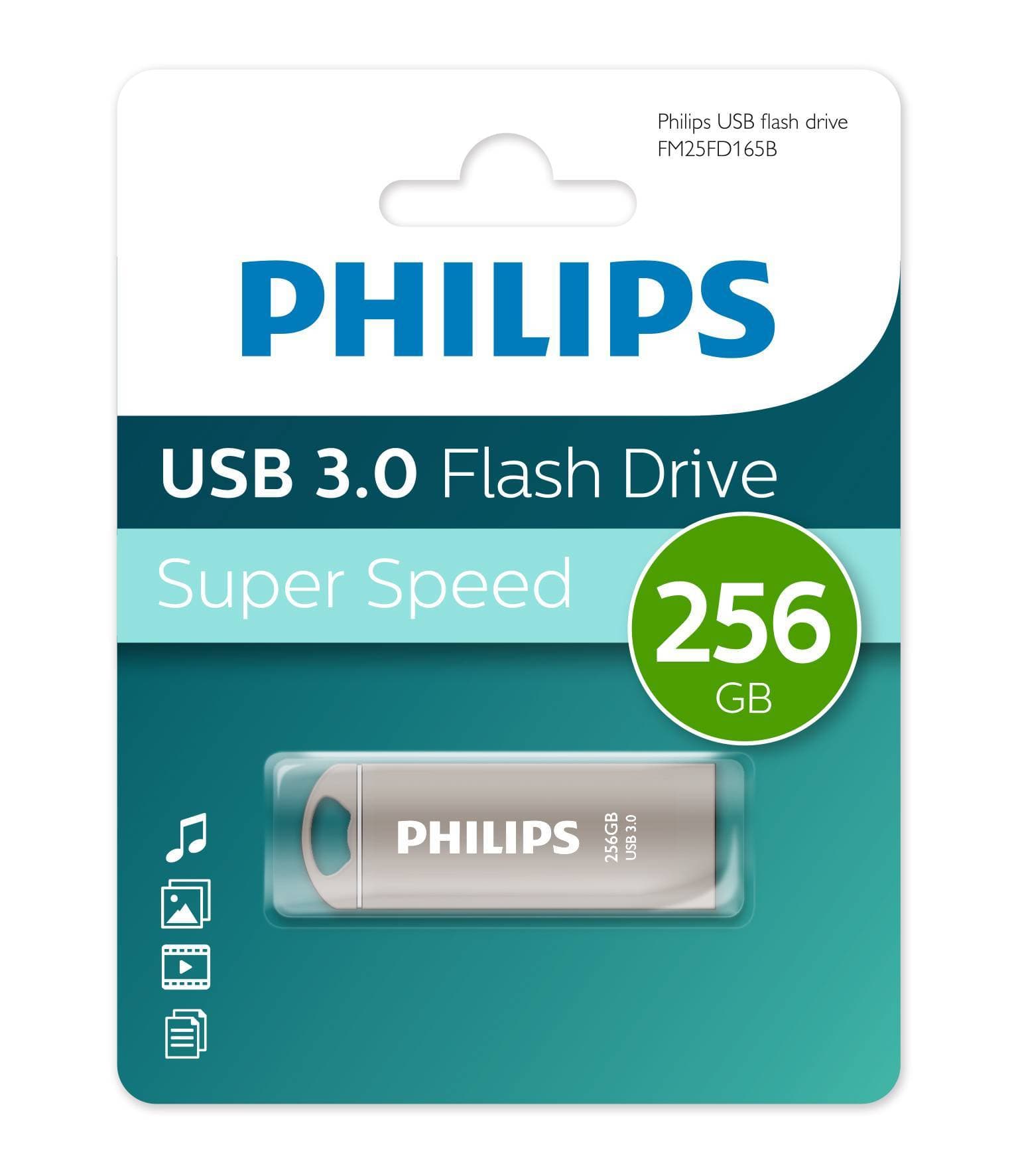 Флешка USB 256Gb PHILIPS IRON 3.0 256Gb, USB 3.0