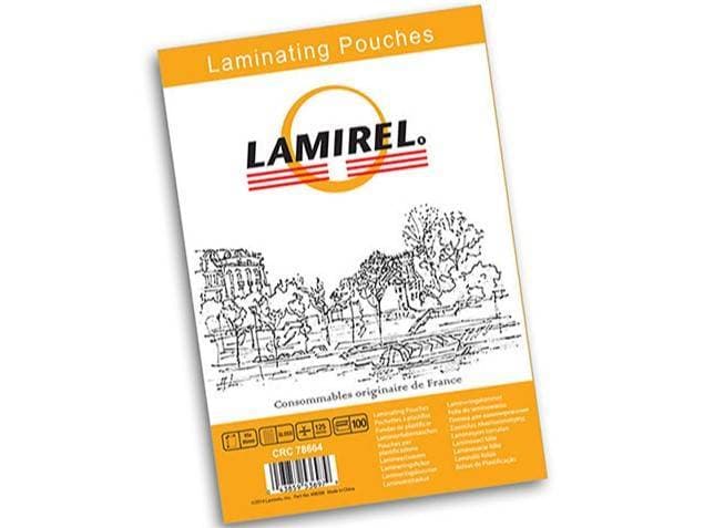 Пленка для ламинирования Fellowes 125мкм (100шт) глянцевая 65x95мм Lamirel LA-7866401 (LA-78664)
